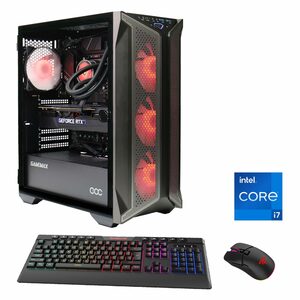 GAMEMAX Brufen C1 7010 Gaming-PC (Intel® Core i7 13700F, RTX 4080, 16 GB RAM, 1000 GB SSD, Wasserkühlung, PCIe SSD Gen4, Windows 11)