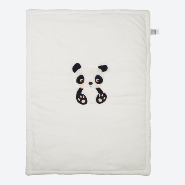 Bild 1 von Baby-Decke mit Panda-Applikation, ca. 100x70cm
