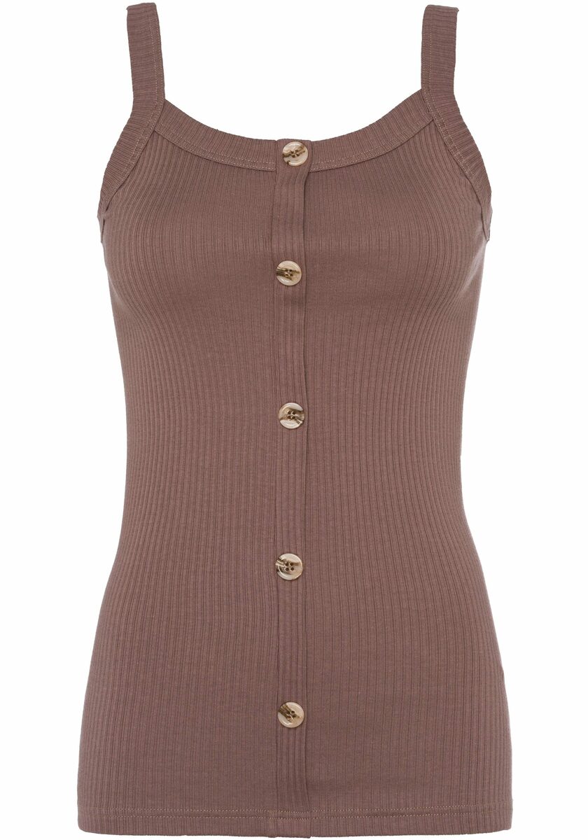 Bild 3 von LASCANA Trägertop (2er-Pack) aus weicher Rippenqualität