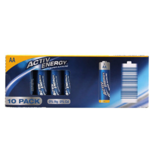 Super Alkaline AA Mignon Batterien, 100er-Pack