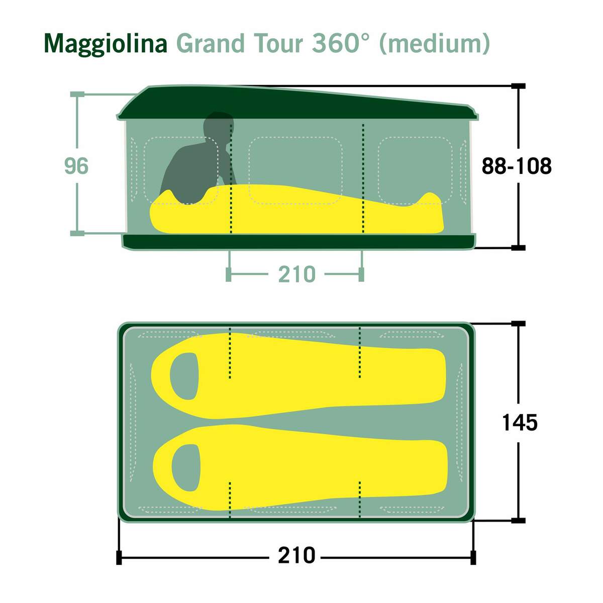 Bild 2 von Autohome
              
                 MAGGIOLINA GRAND TOUR 360° - Dachzelt