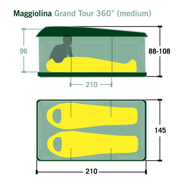 Bild 2 von Autohome
              
                 MAGGIOLINA GRAND TOUR 360° - Dachzelt