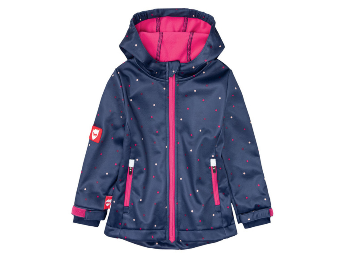 Bild 2 von lupilu® Kleinkinder Mädchen Jacke, aus winddichtem 3-lagigem Softshell-Material