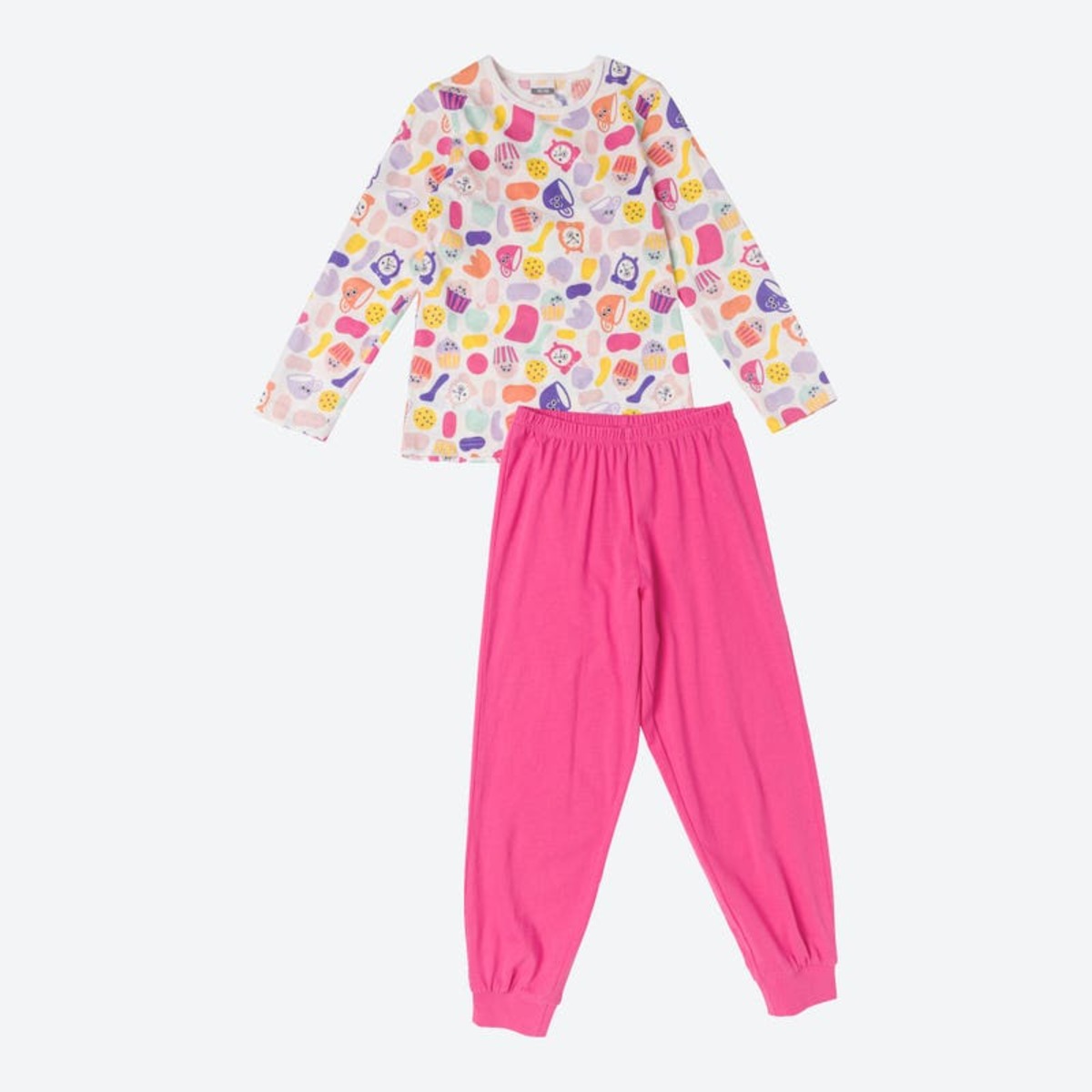 Bild 1 von Mädchen-Schlafanzug mit coolem Muster, 2-teilig