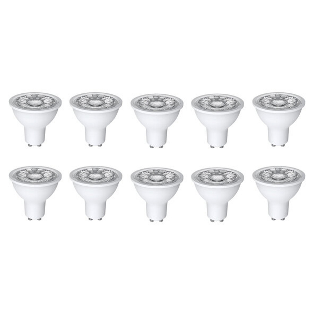 Bild 1 von LED-Leuchtmittel Reflektor Gu10 4,5 W 345 lm, 10er-Set – Energieeffizienzklasse F