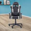 Bild 1 von Gaming-Stuhl Chefsessel, schwarz-weiß