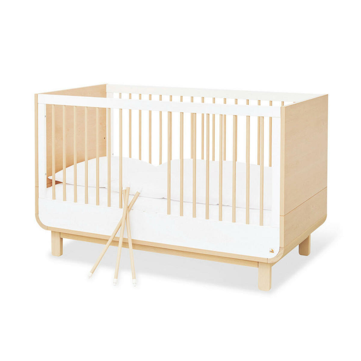 Bild 1 von XXXLutz GITTERBETT Weiß, Ahorn