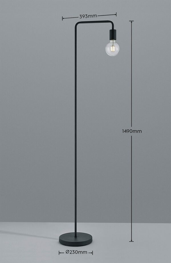 Bild 4 von my home Stehlampe Jill, ohne Leuchtmittel