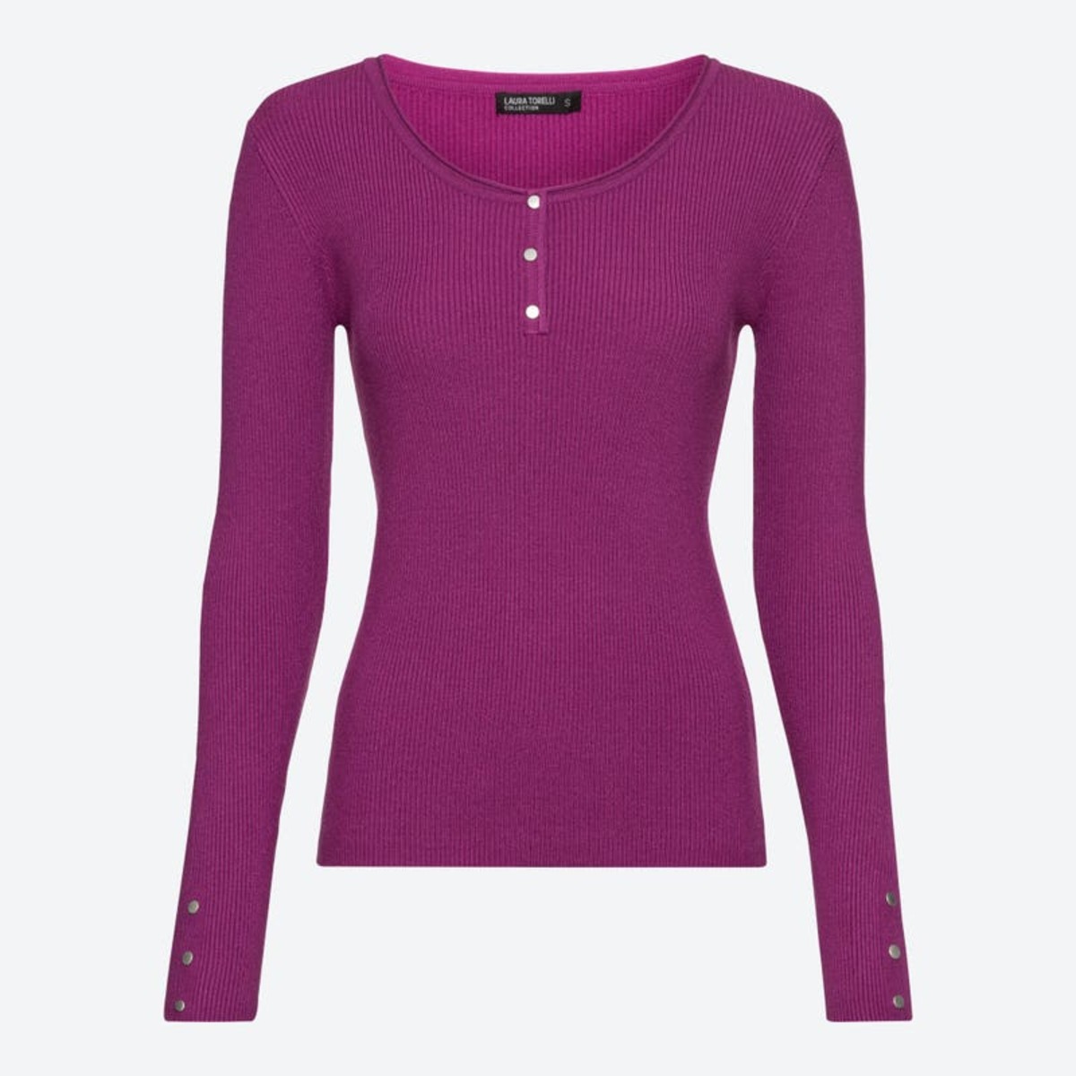 Bild 1 von Damen-Sweatshirt in Ripp-Optik