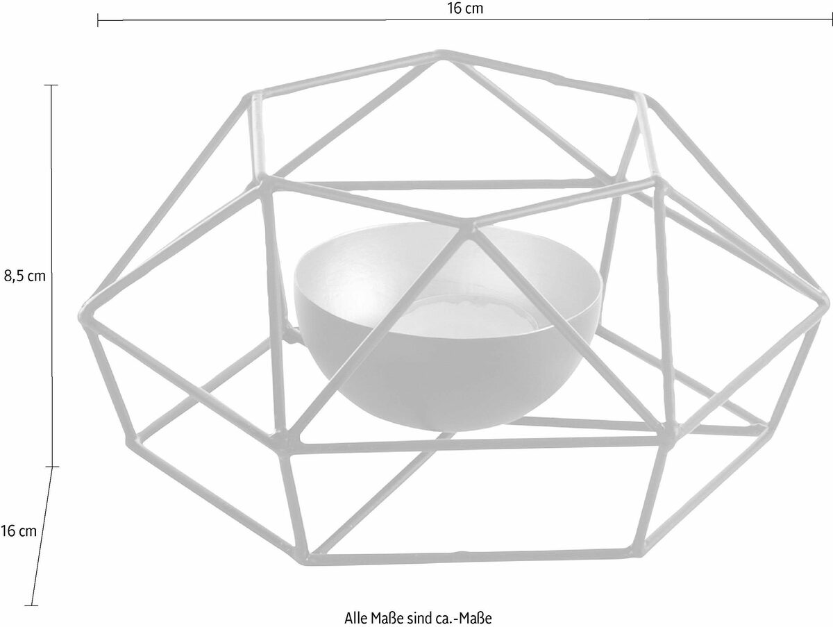 Bild 4 von andas Teelichthalter Weihnachtsdeko (2er-Set), im Scandi-Stil