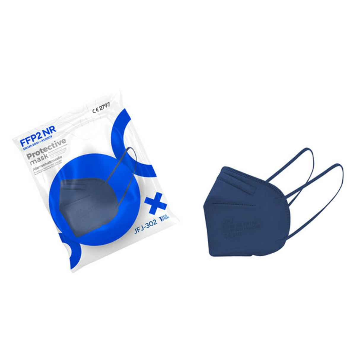 Bild 1 von Ffp2 Maske blau, 25er-Packung