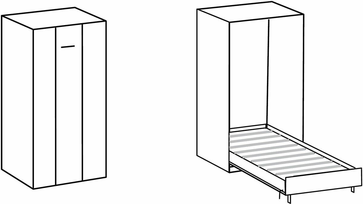 Bild 4 von Wimex Schrankbett Juist vertikal klappbar