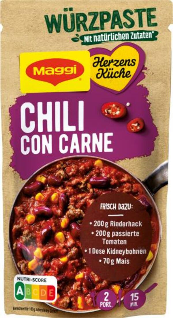 Bild 1 von Maggi Herzensküche Würzpaste Chili con Carne