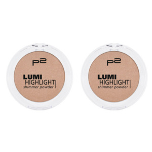 Lumi Highlight Shimmer Powder, 020 gold, 2er Multipack
