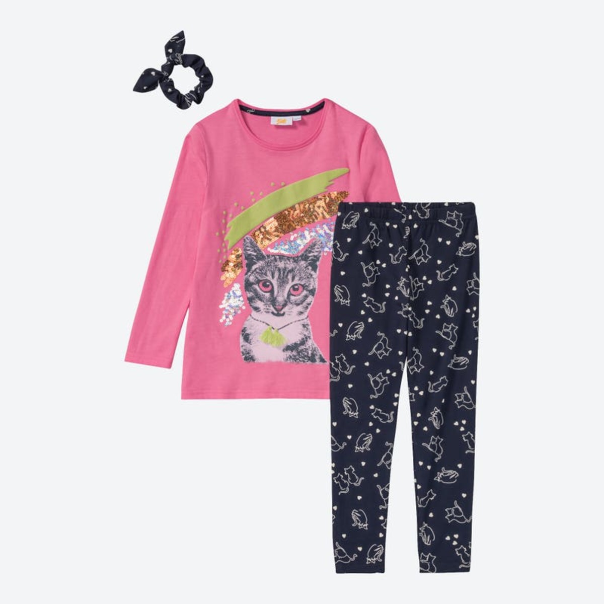 Bild 1 von Mädchen-Set mit Pailletten, 3-teilig