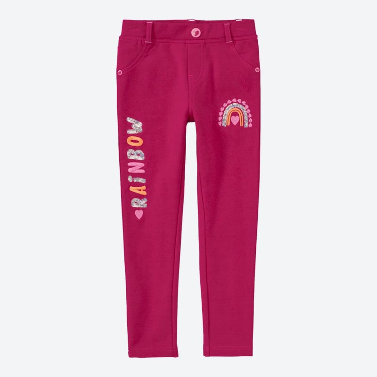 Bild 1 von Mädchen-Sweat-Leggings mit Pailletten