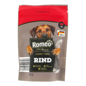 Premium Gourmet Hunde-Snack Rind, 12 x 80 g