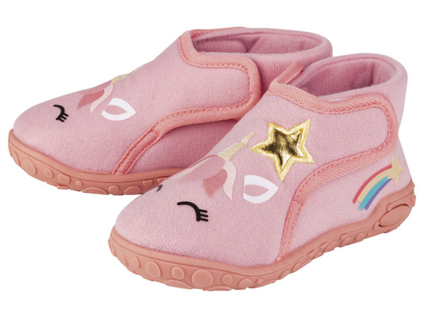 Bild 2 von lupilu® Kleinkinder Mädchen Hausschuh, mit wärmendem Innenfutter