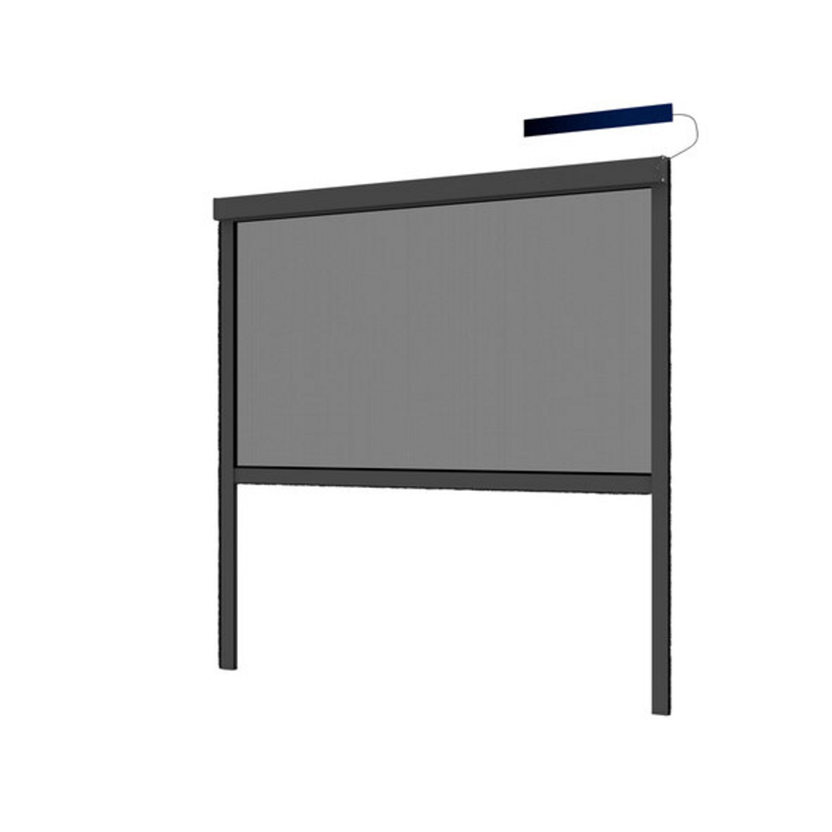 Bild 1 von Insektenschutz-Rollo elektrisch, 130 x 160 cm, anthrazit