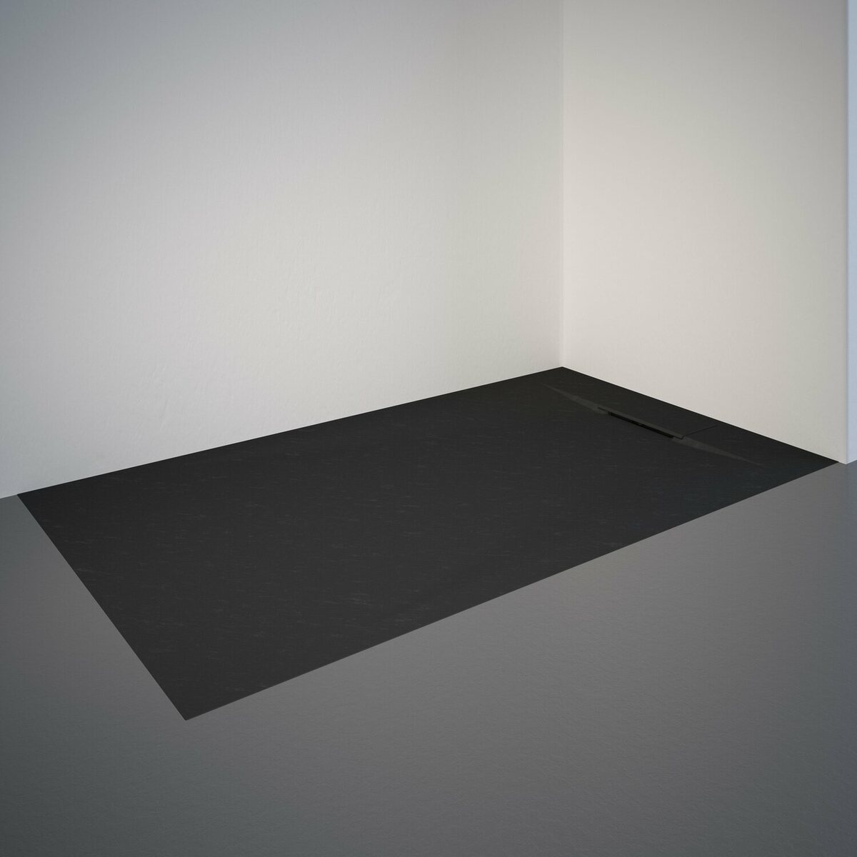 Bild 1 von Schulte ExpressPlus Duschwanne DWM-Tec  mit Steinstruktur 90 x 160 cm Anthrazit