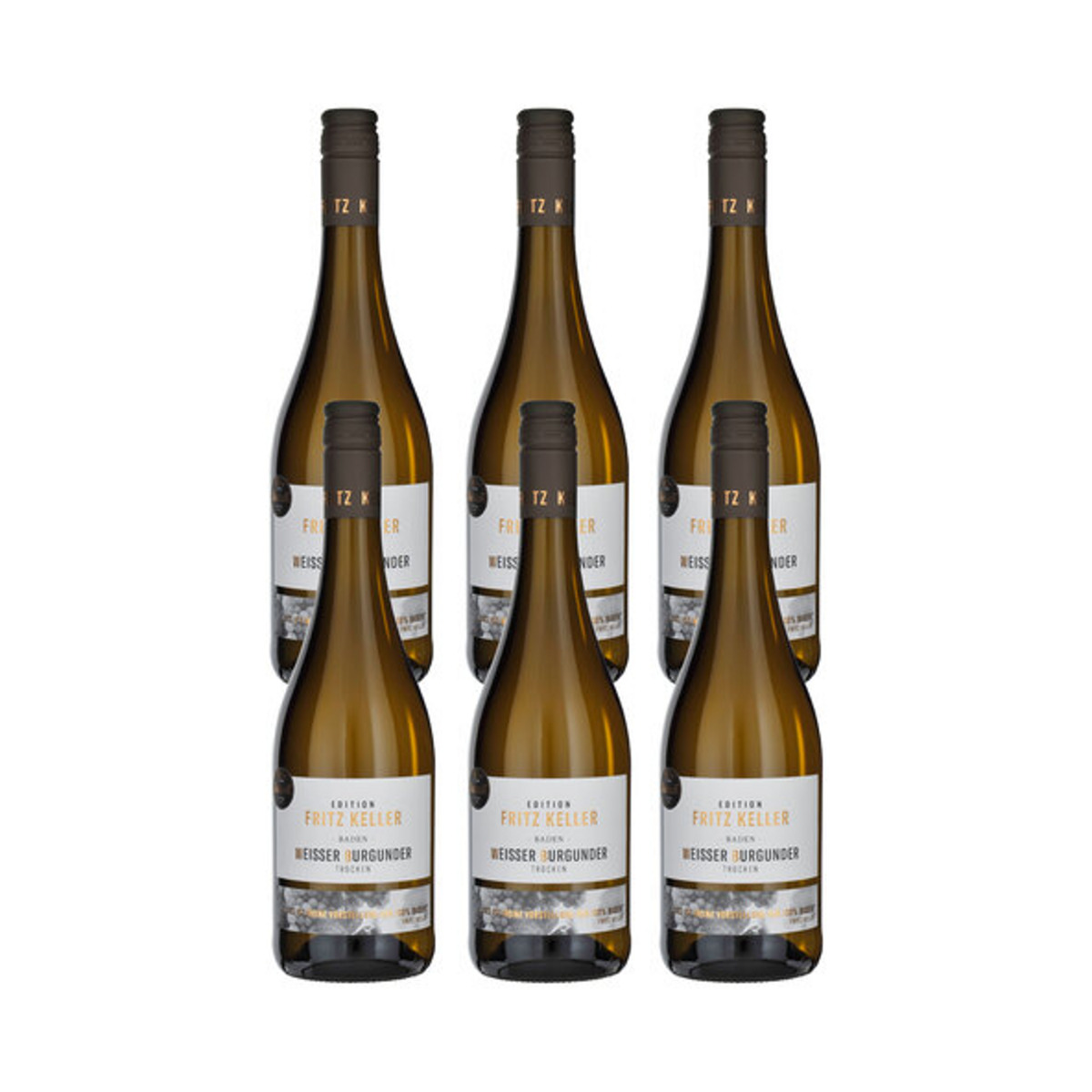 Bild 1 von Baden Weißer Burgunder Edition Fritz Keller, 6 Flaschen à 0,75 l