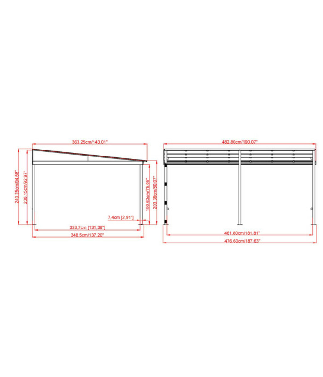 Bild 3 von Sojag Terrassenüberdachung St. Barthelemy