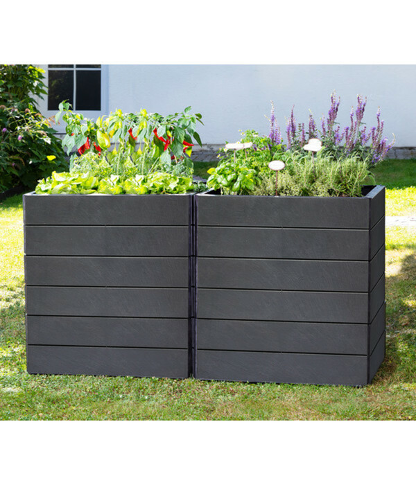 Garantia HochbeetSystem Ergo Quadro Stone von Dehner ansehen!
