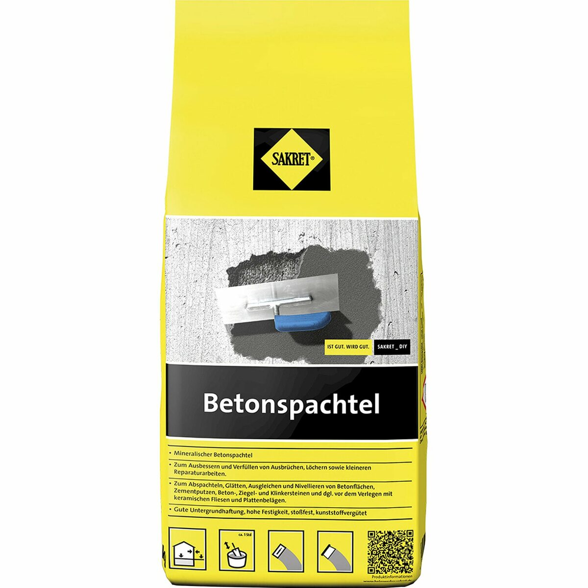 Bild 1 von Sakret Betonspachtel 5 kg