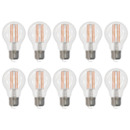 Bild 1 von LED-Retro-Leuchtmittel Birne E27 7 W 806 lm, 10er-Set – Energieeffizienzklasse E