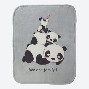 Baby-Fleece-Decke mit Panda-Motiv, ca. 95x75cm