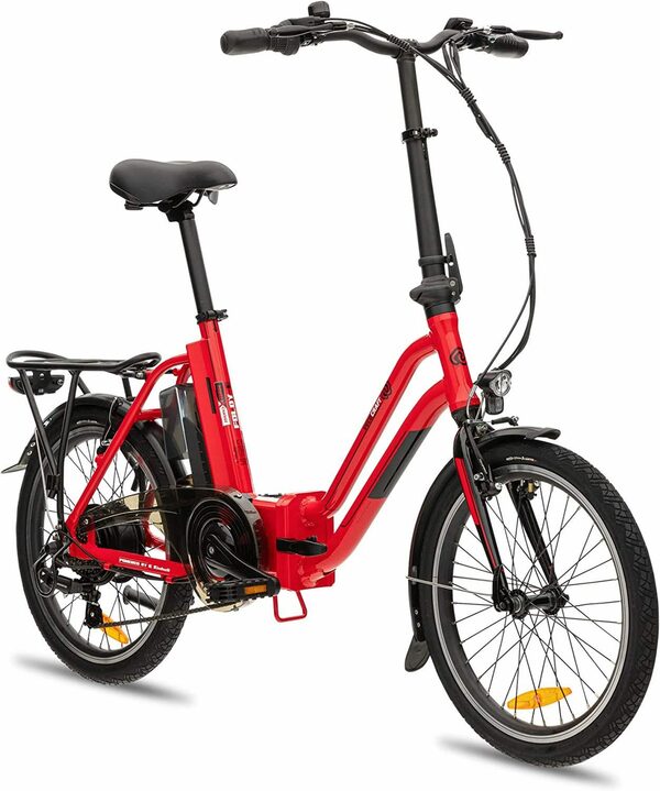 Bild 1 von VECOCRAFT E-Bike FOLDY-E kompatibel mit Einhell 18V 2x5.2Ah Akkus, 7 Gang Shimano, Kettenschaltung, Heckmotor