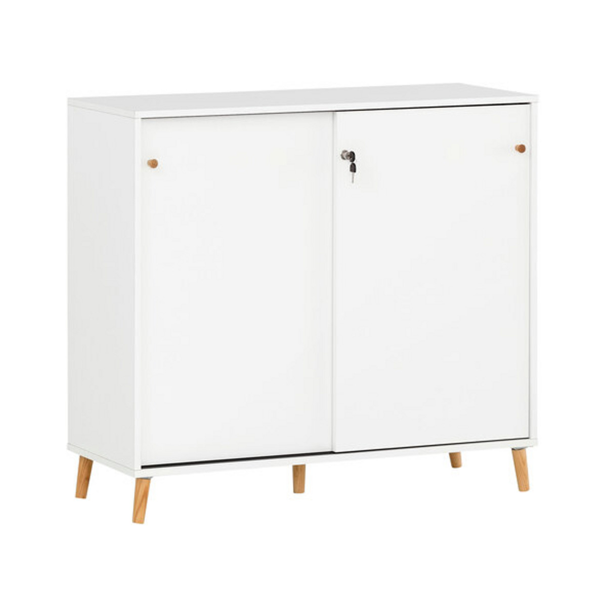 Bild 1 von Serie 500 Aktenschrank U 1000 ST, perlweiß