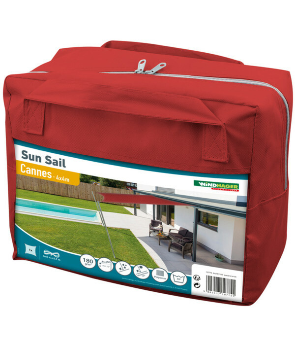 Bild 2 von Windhager Sonnensegel Cannes, quadratisch, ca. B400/T400 cm