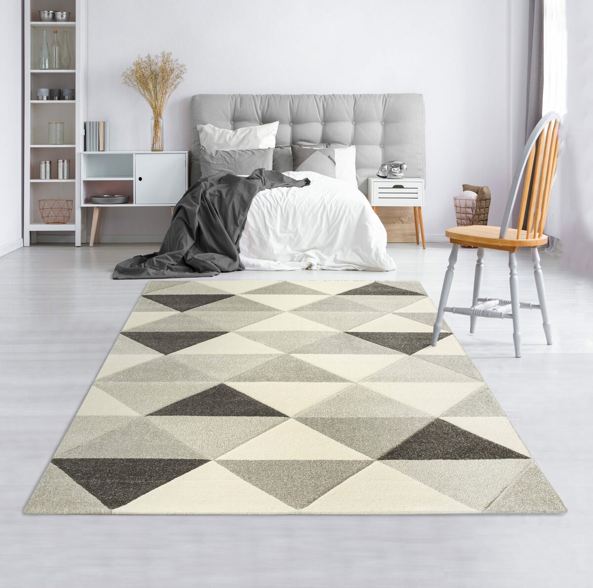 Bild 2 von Teppich Berlad, Bruno Banani, rechteckig, Höhe: 13 mm, handgearbeitet, Konturenschnitt, gekettelt