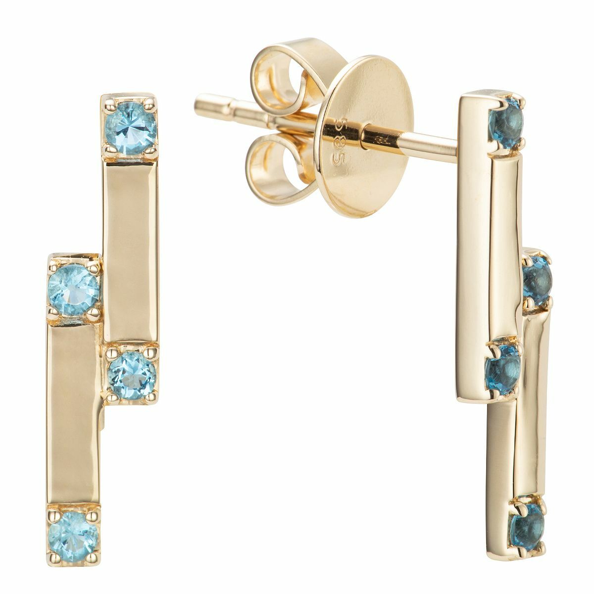 Bild 1 von ROYELLE Haüyn Ohrstecker zus.ca. 0,13ct Gold 585