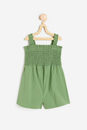 Bild 1 von H&M Gesmokter Jumpsuit Grün, Jumpsuits in Größe 92. Farbe: Green