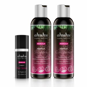 REBUILD Keratin Shampoo, Conditioner & Haarserum Set