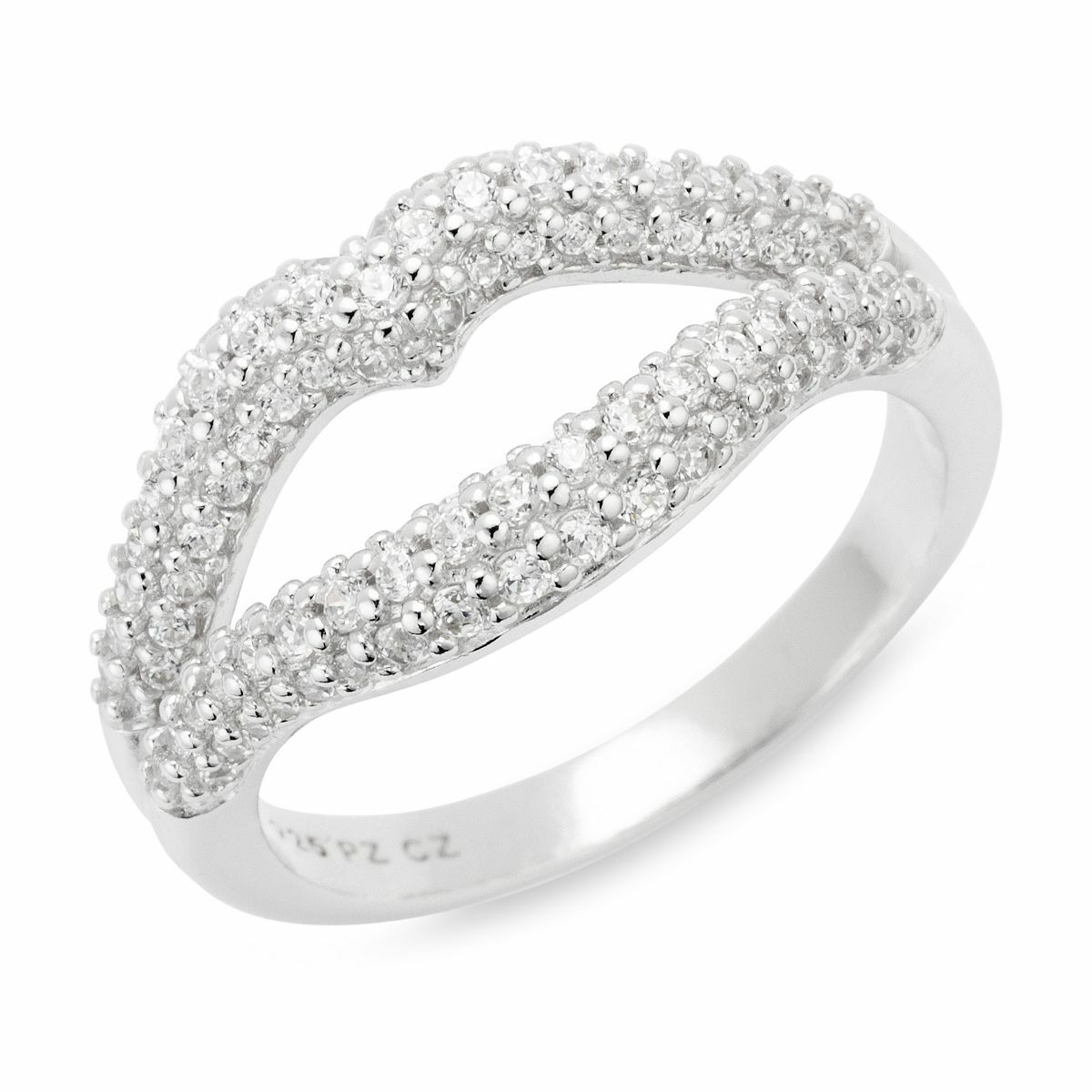 Bild 1 von DIAMONIQUE® Ring = 1,33ct Brillantschliff Silber rhodiniert