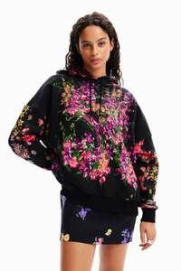 Oversize-Sweater Blumen