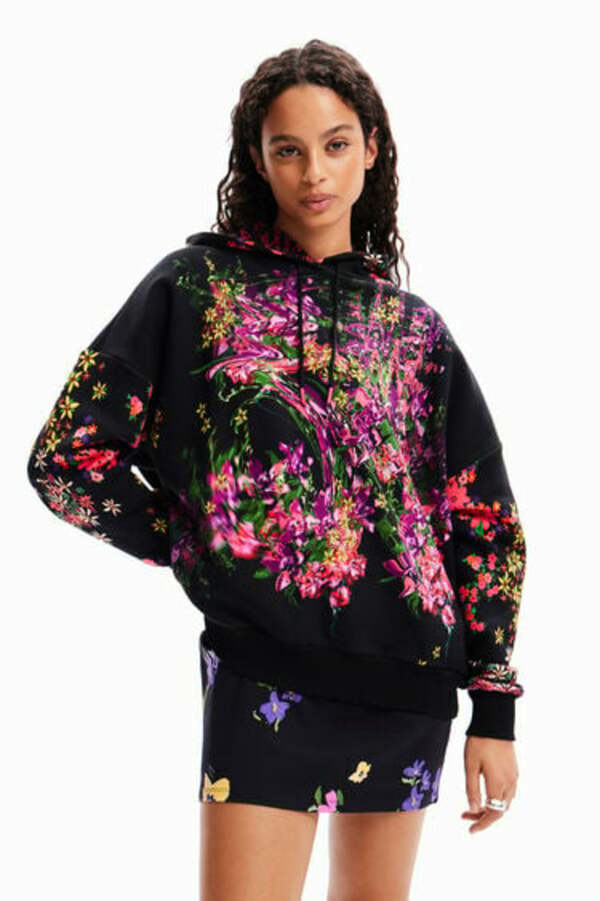 Bild 1 von Oversize-Sweater Blumen