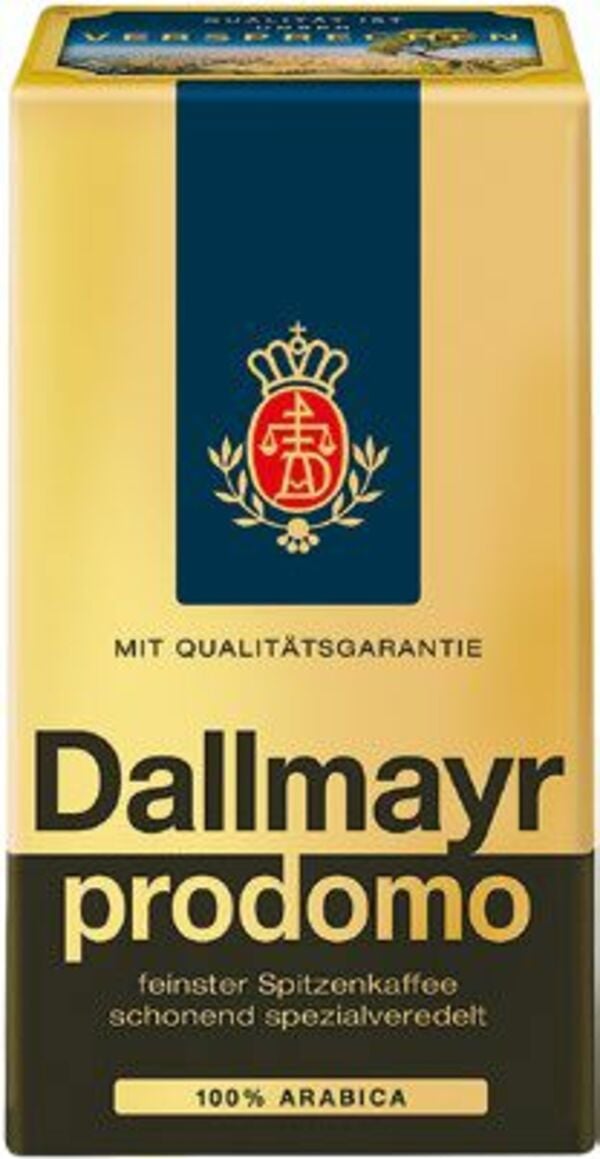 Bild 1 von Dallmayr prodomo Kaffee gemahlen oder ganze Bohnen