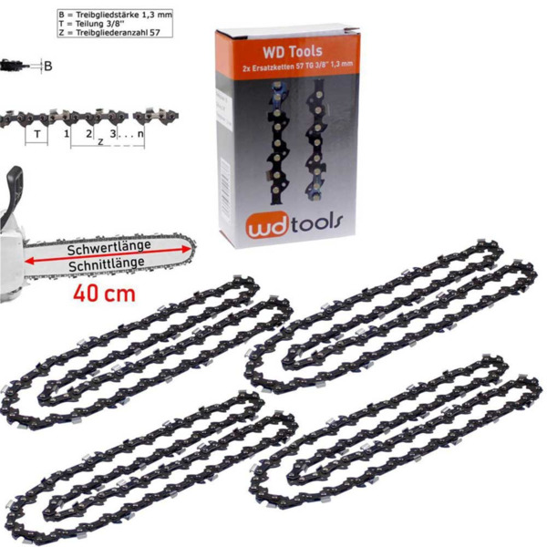 Kettensu00e4ge Kette 40 Cm 2 St. SWS Forst Su00e4ge Produktbild-Vorschau 3