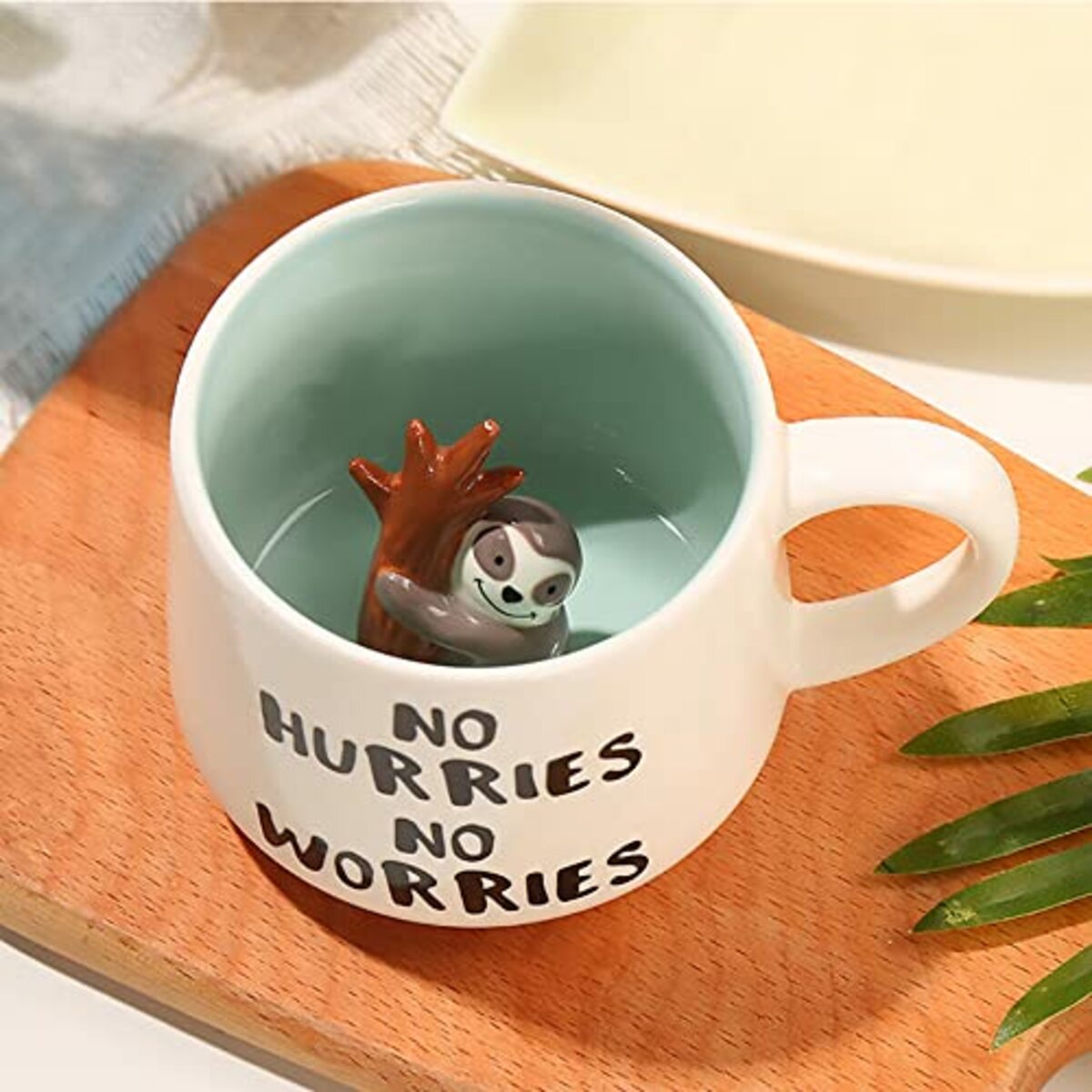 Bild 1 von 3D Tier Kaffee Tasse Cup, 12oz Lustige Cartoon Handgefertigte Figürigkeit Milch Teetasse, Weihnachten Geburtstagsgeschenke für Freunde Kinder Mädchen Frau Grandma Tante