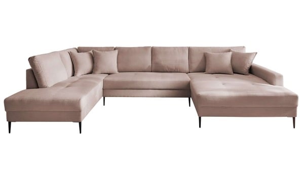 Bild 1 von Wohnlandschaft Cordbezug rosa - 360 cm - SUMMER