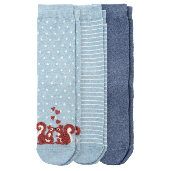 Bild 1 von 3 Paar Damen Socken im Muster-Mix