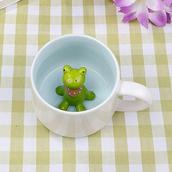 Bild 1 von 3D Tier Kaffee Tasse Cup, 12oz Lustige Cartoon Handgefertigte Figürigkeit Milch Teetasse, Weihnachten Geburtstagsgeschenke für Freunde Kinder Mädchen Frau Grandma Tante