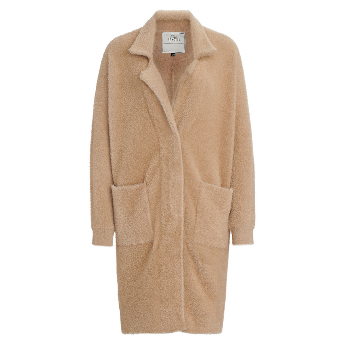 Damen Bettjacke Übergröße - Flauschiger Fleece Morgenmantel Mit Knöpfen