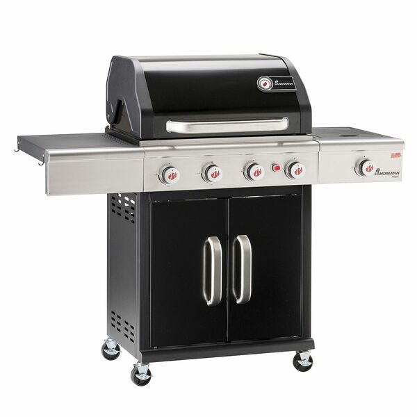 Bild 1 von LANDMANN Gasgrill Triton maxX inkl. Besteckhalter & Fettauffangschale 142x20x56,5cm