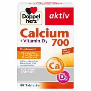 Doppelherz aktiv Calcium 700 + Vitamin D3 80  St