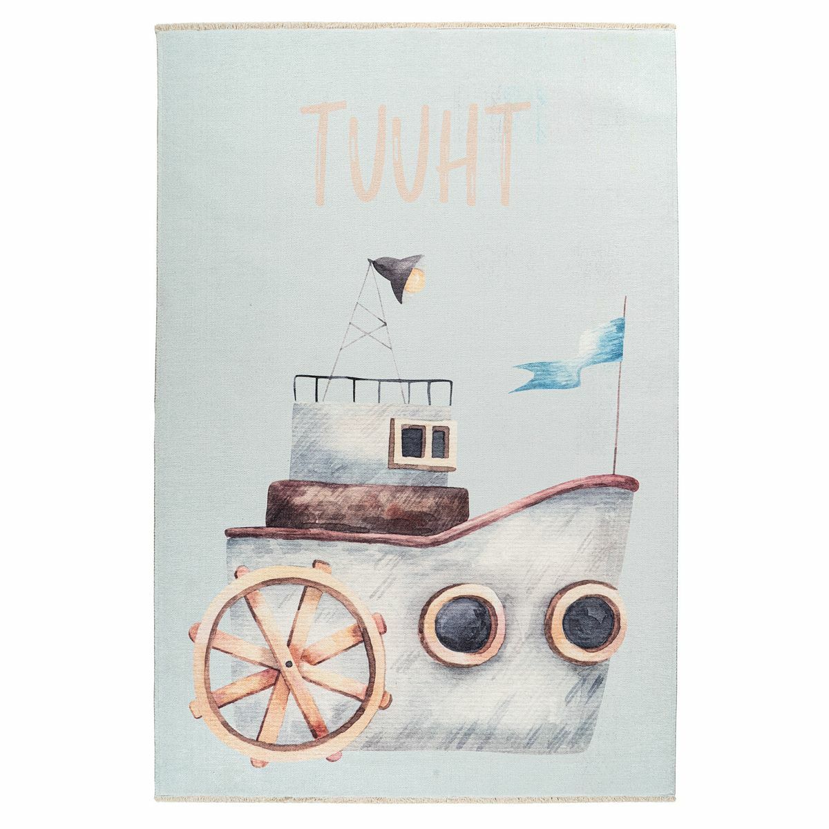 Bild 1 von OBSESSION Kinderteppich my Greta Fransen-Optik waschbar, 115x170cm